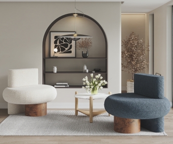 Modern Wabi-sabi Style Lounge Chair-ID:322578913