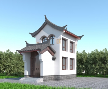 Chinese Style Villa Appearance-ID:527945043