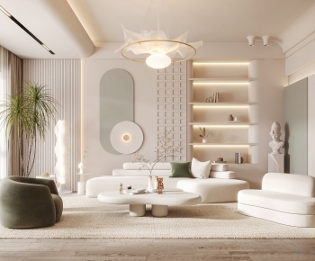 Wabi-sabi Style A Living Room-ID:804728982