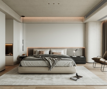 Modern Wabi-sabi Style Bedroom-ID:889153005