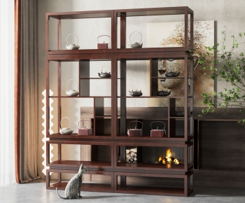 New Chinese Style Shelving-ID:320353033