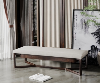 New Chinese Style Bench-ID:244422914