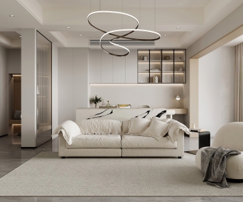 Modern A Living Room-ID:747045049