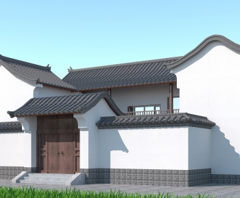 Chinese Style Building Appearance-ID:171709191