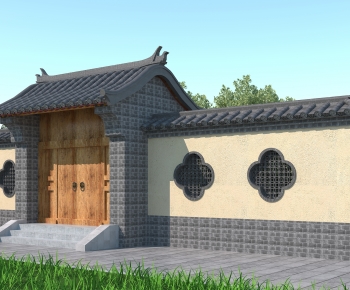 Chinese Style Facade Element-ID:989749412