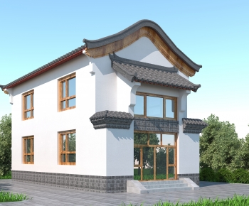 Chinese Style Building Appearance-ID:188669929