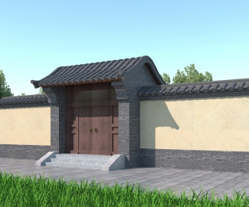 Chinese Style Facade Element-ID:316370969