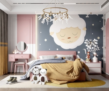 Modern Girl's Room Daughter's Room-ID:815443047