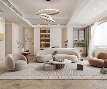 Modern A Living Room-ID:283745055