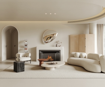 Wabi-sabi Style A Living Room-ID:408180958