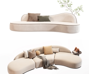 Modern Curved Sofa-ID:379934072