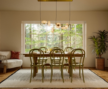 Nordic Style Dining Room-ID:754840496