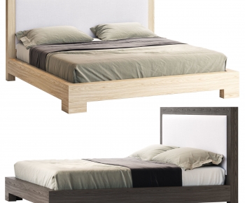 Modern Double Bed-ID:638341906