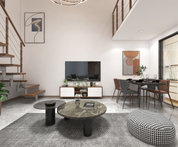 Modern A Living Room-ID:216595894