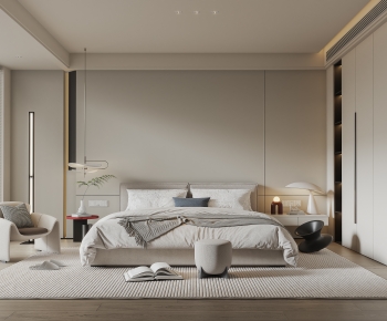Modern Wabi-sabi Style Bedroom-ID:512142904