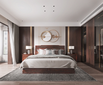 New Chinese Style Bedroom-ID:570286041