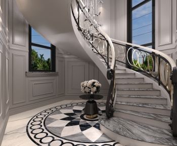 French Style Stairwell-ID:199554924