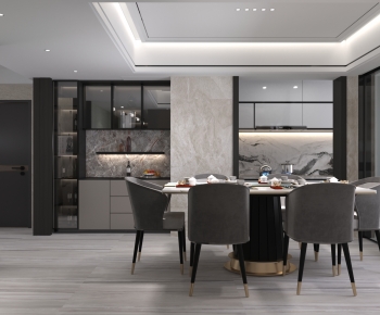 New Chinese Style Dining Room-ID:858581133