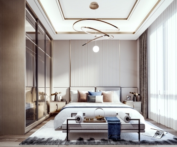 New Chinese Style Bedroom-ID:815493112