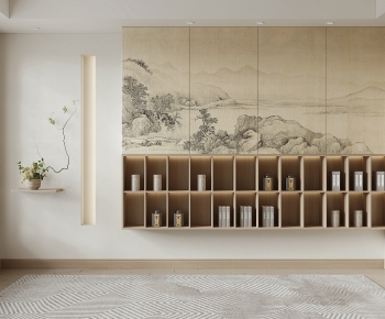 New Chinese Style Bookcase-ID:467510945