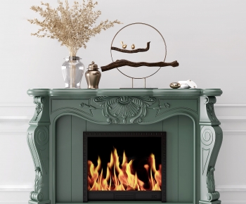 Nordic Style Fireplace-ID:790724991