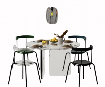 Modern Dining Table And Chairs-ID:569854024