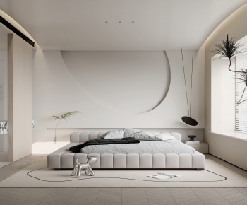 Modern Wabi-sabi Style Bedroom-ID:515070925