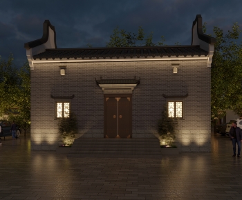 New Chinese Style Building Appearance-ID:209764001