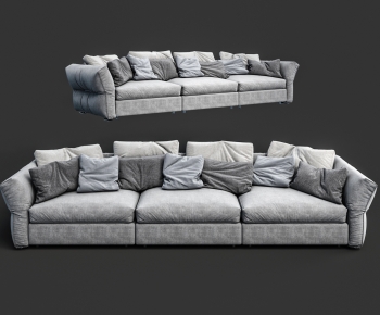 Modern Three-seat Sofa-ID:235567098