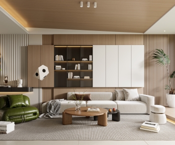 Modern A Living Room-ID:481105091