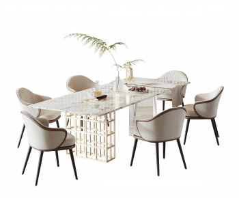 Modern Dining Table And Chairs-ID:454793939