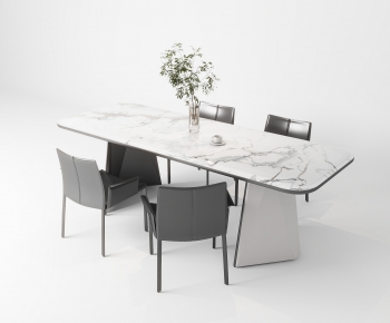 Modern Dining Table And Chairs-ID:591514113