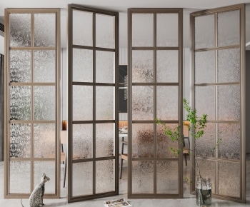 New Chinese Style Glass Screen Partition-ID:967067967