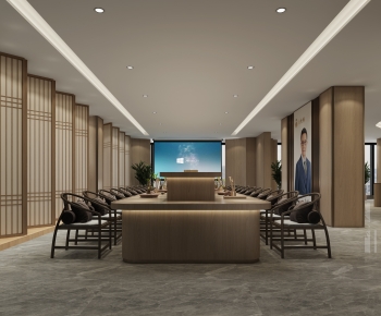 New Chinese Style Exhibition Hall-ID:107322937