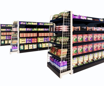 Modern Supermarket Shelf-ID:392889987