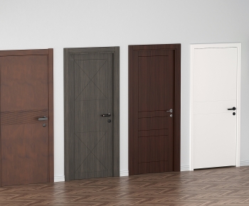 Modern Solid Wood Door-ID:328404909