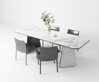 Modern Dining Table And Chairs-ID:480980937