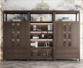 New Chinese Style Bookcase-ID:550612935