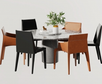 Modern Dining Table And Chairs-ID:567302945