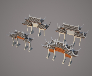Chinese Style Building Component-ID:589245086