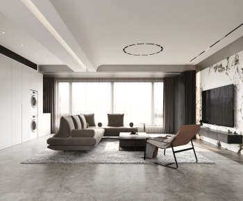 Modern A Living Room-ID:746397979
