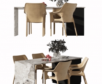 Modern Dining Table And Chairs-ID:420274976