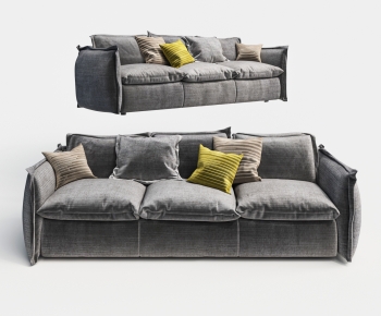 Modern Three-seat Sofa-ID:543697124