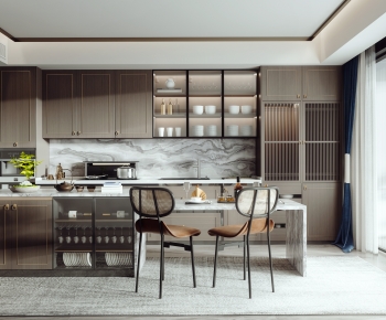New Chinese Style Open Kitchen-ID:777640379