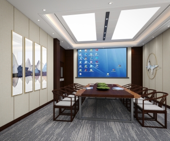 New Chinese Style Meeting Room-ID:619194036