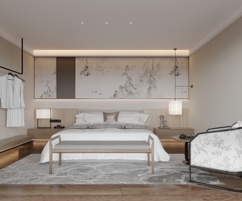 New Chinese Style Bedroom-ID:189080009
