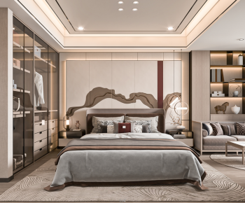 New Chinese Style Bedroom-ID:363343009