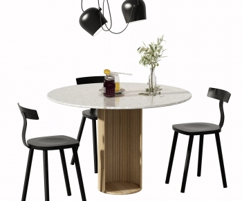 Modern Dining Table And Chairs-ID:164529098