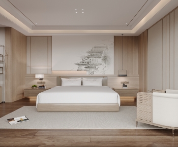 New Chinese Style Bedroom-ID:304655086