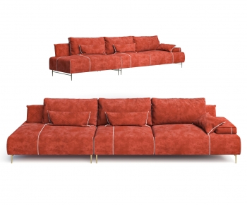 Modern Three-seat Sofa-ID:625739149